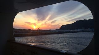 風情ある大島岡田港