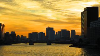 夕日がきれいに見えます