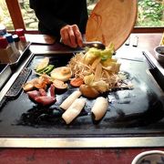 鎌倉お好み焼き津久井の昼食