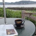 逗子海岸を眺めながらのコーヒータイム