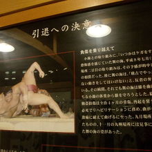 舞の海関の歴史を綴ったパネル展示の数々、懐かしいですね！