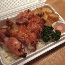 チキンオーバーライス（シングル）　500円！