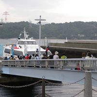 ホテルに厳島神社行きのフェリー乗り場があります
