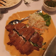 鶏のタツタ風：泰式椒麻&#38622;：一番のお気に入り