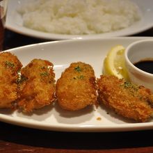 カキフライランチ