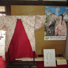 城内にはＮＨＫ大河ドラマのポスターが。