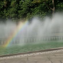 虹ができていました．