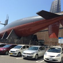 船尾方向から撮影したもの