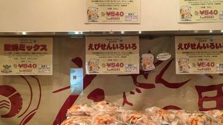 お土産にえびせん購入