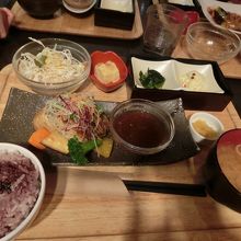 豆腐ハンバーグを選択♪