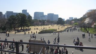 江戸城は現在の皇居東御苑にありました