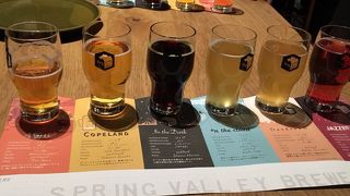 種類豊富なクラフトビールが楽しめる！