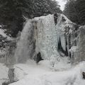 スノーシューで行く真冬の滝