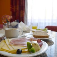 朝食。種類豊富で美味しかったです。