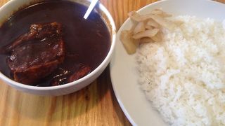 ポークとビーフは欧風カレー