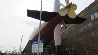 てつのくじら館は必見！潜水艦と掃海作業。