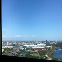 ヤラリバー側グランドスイート　寝室から