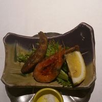 深海エビの揚げもの