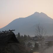 由布岳の眺めが素晴らしい