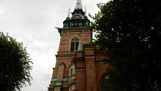 ガムラ・スタンで一・二を争う目立つ教会