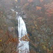 紅葉の滝はお見事