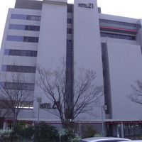 上層階がホテルです。