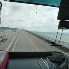 バスからの眺めです。