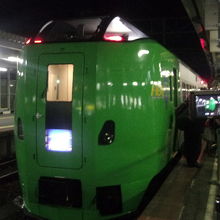 最終のスーパー白鳥の様子