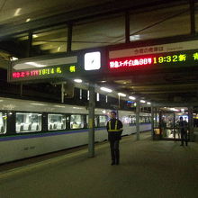 上り最終列車は19:32函館発でした