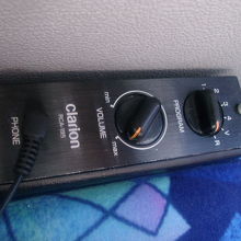 車内でラジオやテレビも楽しめます