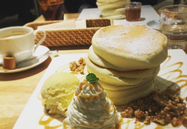 ぷるんぷるんのパンケーキ