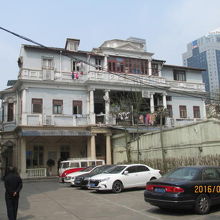 中央のベランダ