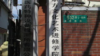 租界の外の租界と言われた愚園路一帯は庭付きのお屋敷が建ち並んでいます。