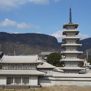 石造りの国分寺の模型