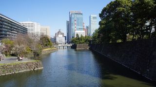 竹橋あたりから見えるお堀