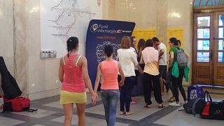 大きくてきれいな駅です