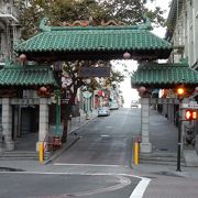 サンフランシスコ　チャイナタウンの入り口
