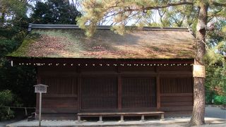 桧皮葺が美しい