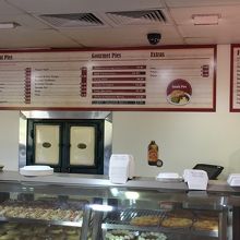 メニューとオーブン