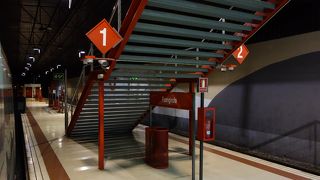 小さな駅ですが、何かと便利。