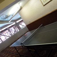 卓球台のあるホテルはアメリカではお初〜