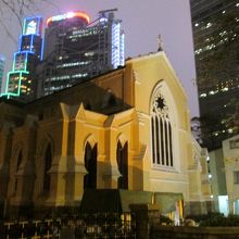 ライトアップしてました