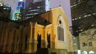 ピークトラム乗り場の近くです