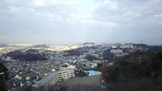 展望台から市街地を一望