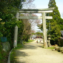 石清水八幡宮表参道入口の一の鳥居