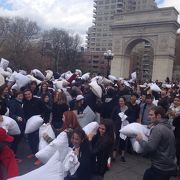 Pillow Fight NYC 2016