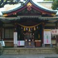 蒲田八幡神社の檻の中の狛犬