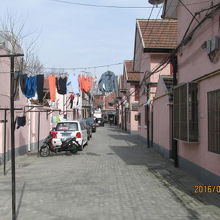 交州路125弄の住宅内通路。