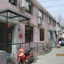 交州路125弄8号は2階建て長屋住宅。