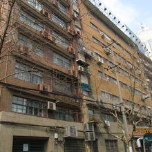 成都北路沿いの面